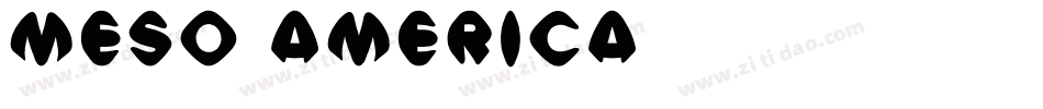 Meso America字体转换